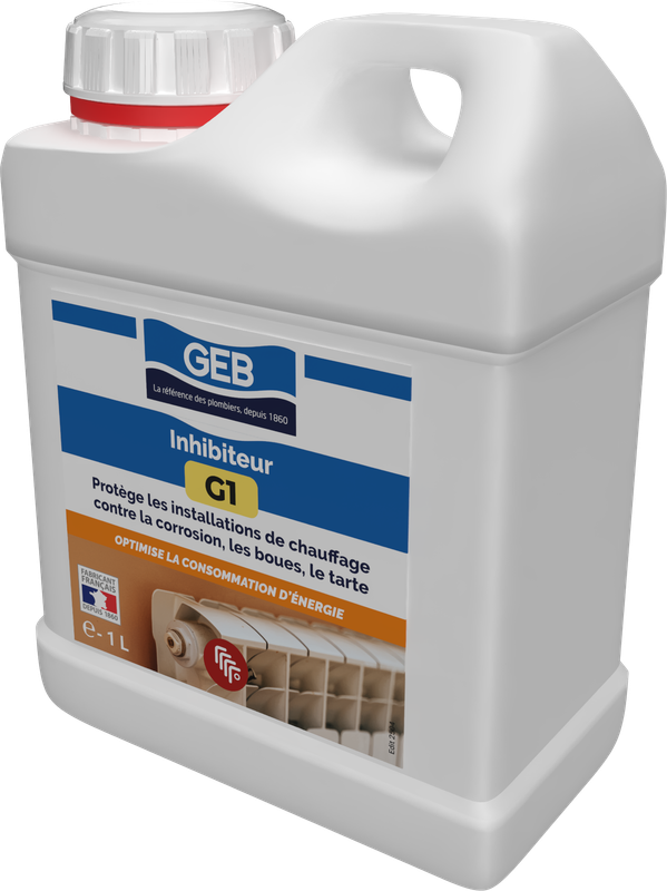 Inhibiteur G1 GEB pour protèger contre la corrosion les boues et le tartre 1L