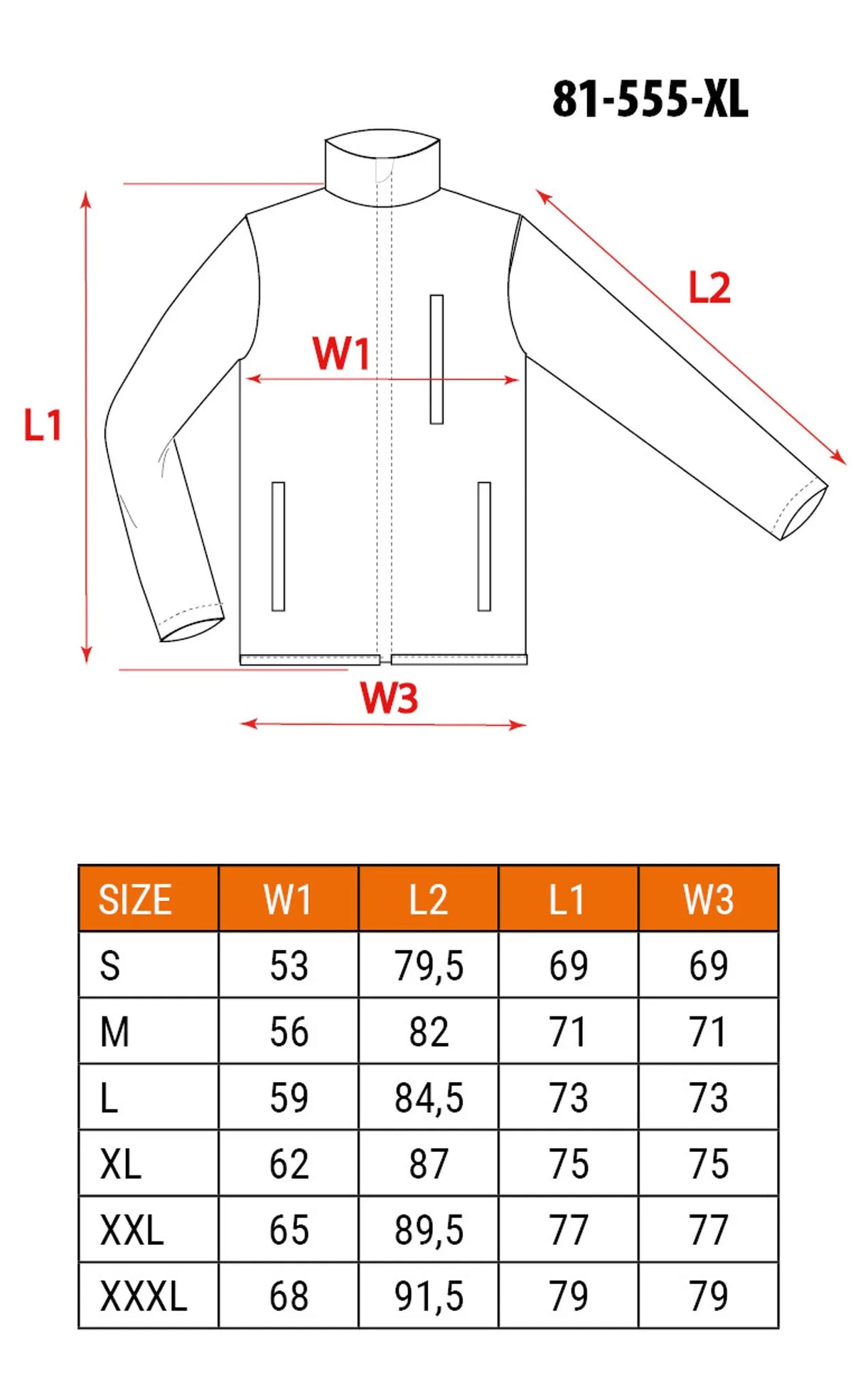 Veste de travail NEO TOOLS 81-555