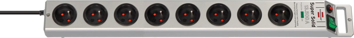 Super-solid 8 prises argent 2,5m h05vv-f 3g1,5 - parasurt.13500a - BRENNENSTUHL - 1153344318