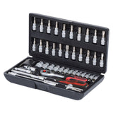 Coffret de douilles F6 1/4'' - CHROMEmat - 46 pcs  - KS TOOLS - 911.0646