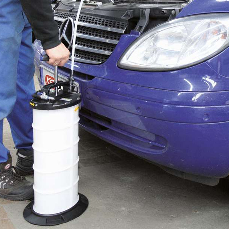 Pompe d'aspiration par vide 9,5L avec 4 sondes  - KS TOOLS - 160.0790