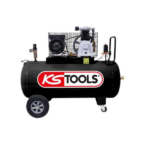 Compresseur sur cuve 200 L - 10 bar - 3 CV -220 V Mono  - KS TOOLS - 165.0805