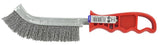 Tivoly   Brosse ERGONOMIQUE - convexe - Garniture ACIER ondulé