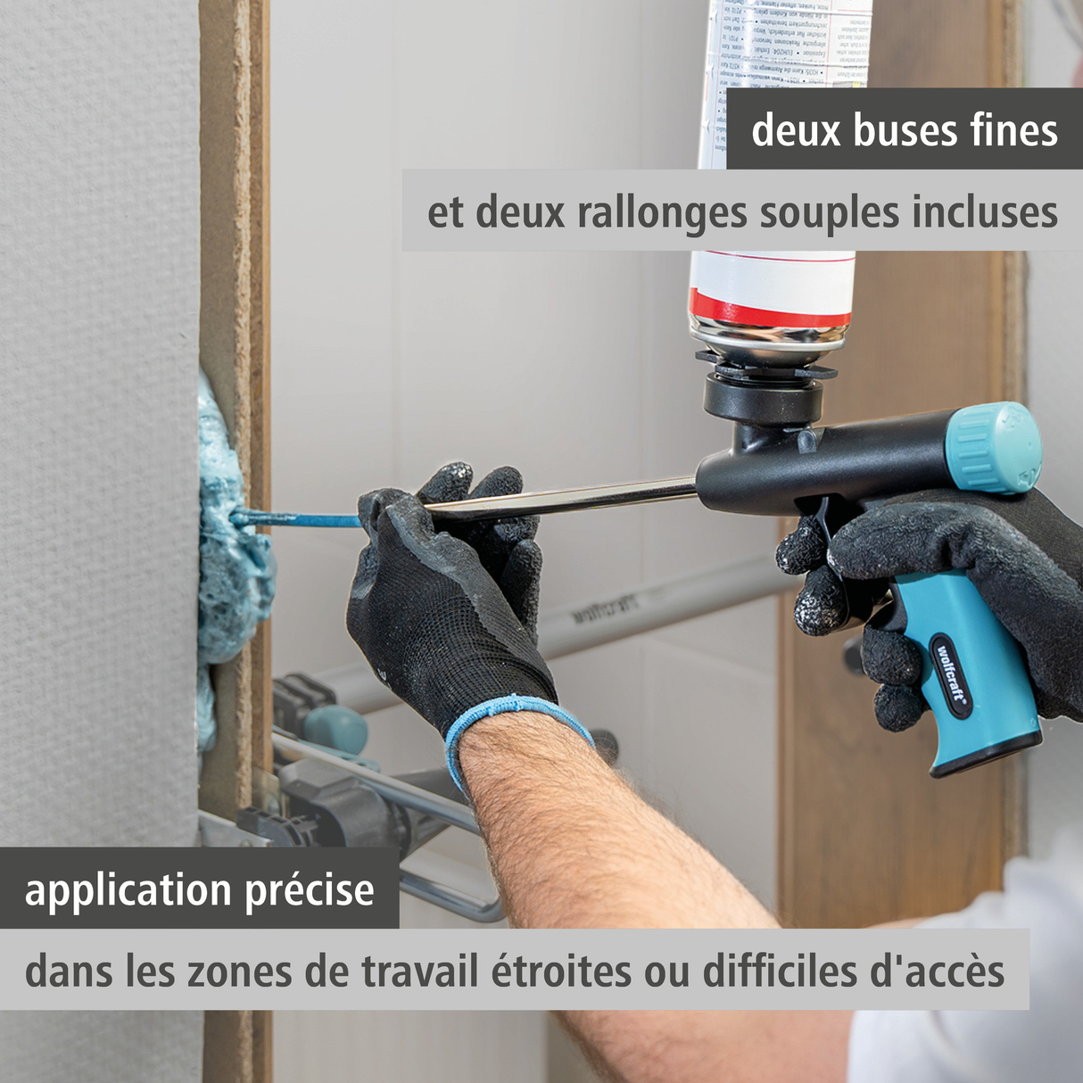 Pistolet pour mousse expansive - WOLFCRAFT - 4342000