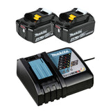 Pack Énergie 2 batteries 4,0 Ah BL1840B + 1 chargeur rapide DC18RC MAKITA - en carton
