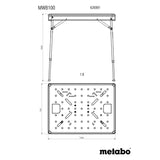 Table de travail multifonction METABO MWB 100