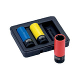 Coffret 3 douilles choc roues BAHCO - BWSS12P3