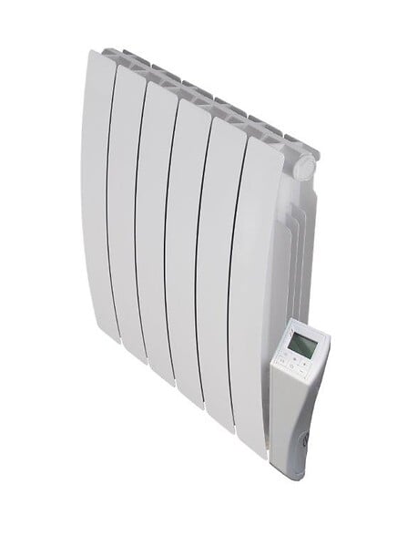 Radiateur électrique à inertie fluide Galbe Verno - Blanc - 900W