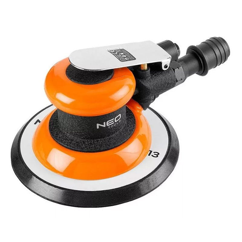 Ponceuse orbitale pneumatique 150 mm, système d'aspiration - NEO TOOLS - 14-013