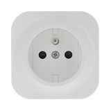 Prise de courant avec terre saillie Profil Eco - 16A - blanc