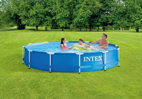 INTEX - Piscine hors sol avec filtre - Ronde - 3,66x0,76m