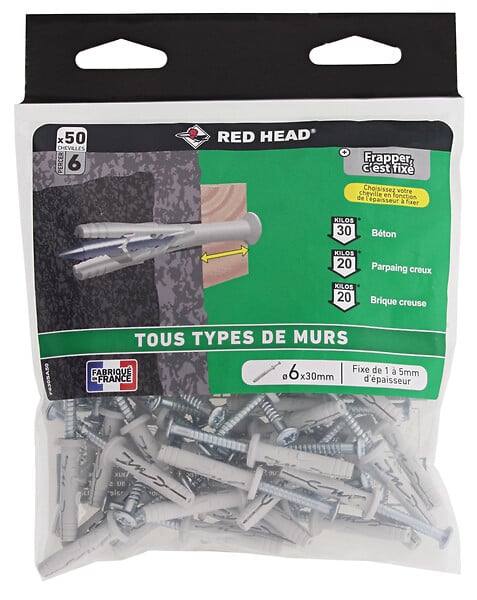 F630SA50 - Sachet de 50 chevilles Frapex