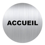 3321360009869 - Panneau ACCUEIL aluminium adhÃ