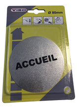 3321360009869 - Panneau ACCUEIL aluminium adhÃ