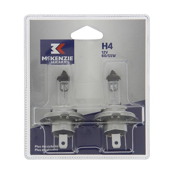 686682 - 2 lampes automobile H4 60-55w