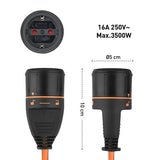 Enrouleur jardin electralock 30m