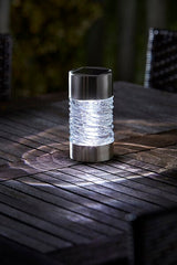 Balise solaire Martello - Inox et verre