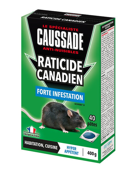 CARPT400 - Raticide canadien forte infest
