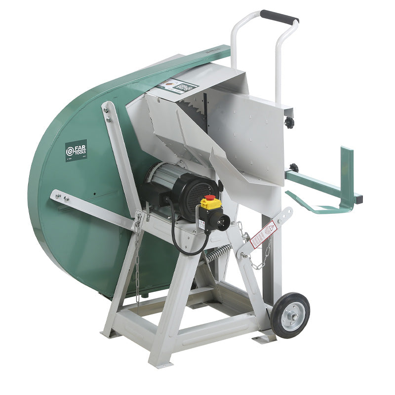 Scie à bûches 3500W FARTOOLS monophasée 230V capacité de coupe de buche 250mm