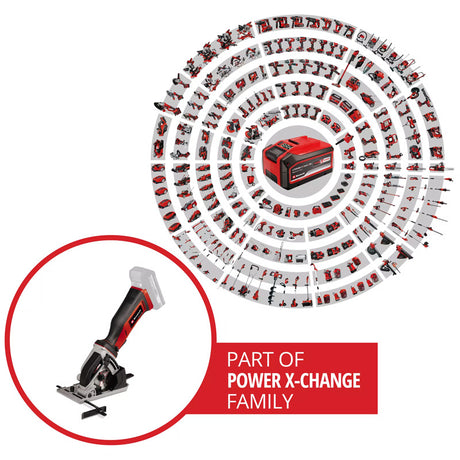 Mini scie circulaire sans fil TE-CS 18/89 Einhell