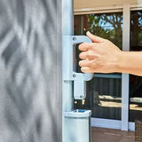 Rideau terrasse - 1,80x3 gris clair