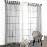 1729175 - Voilage Ã  pattes 140x240 gris