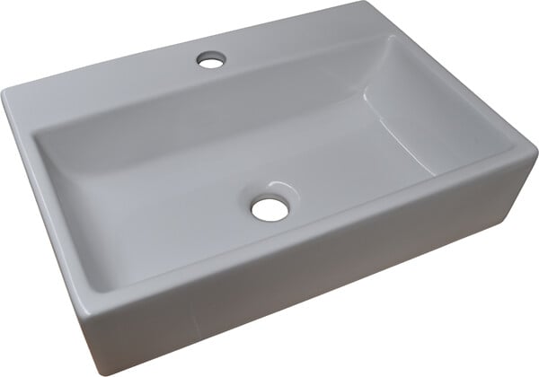 EW7839 - Vasque en cÃ©ramique rectangul