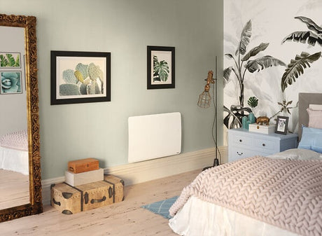 Radiateur double corps de chauffe horizontal Hekla - Blanc - 2000W