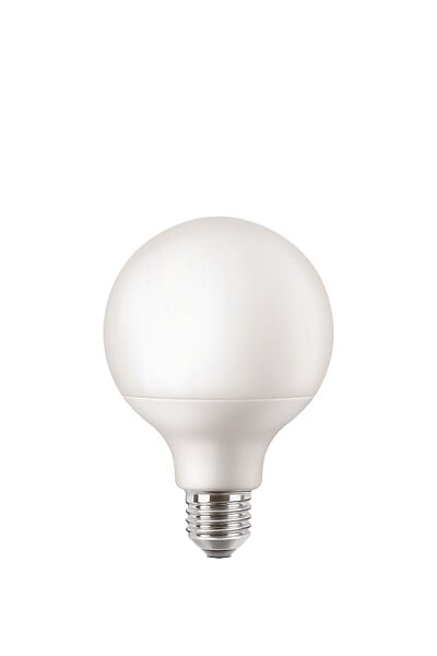 Ampoule LED E27 Globe - Dépolie - Blanc chaud - 2700K - 100W