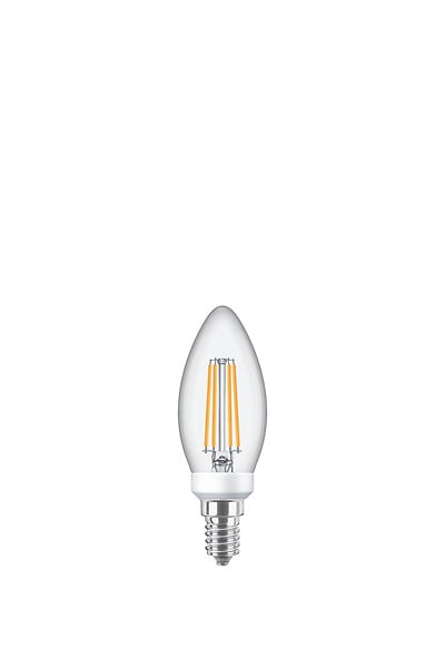 Ampoule LED E14 Flamme - Filament - Blanc chaud - 2700K - 40W