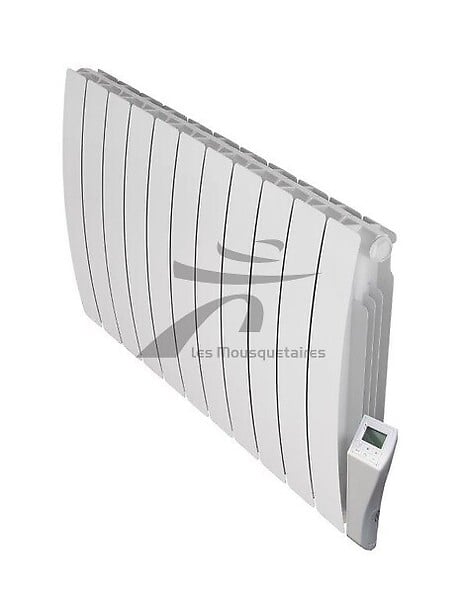 Radiateur électrique à inertie fluide galbe Varno - 1800W