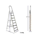 Escabeau simple en aluminium 8 marches - DRABEST - ESCA362