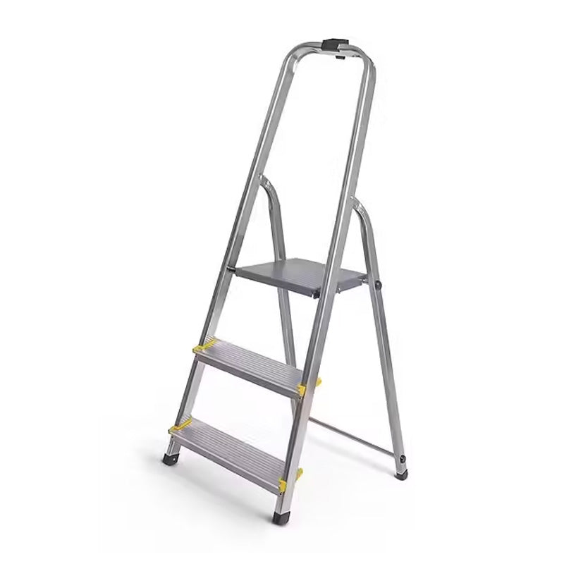 Escabeau antidérapant aluminium pliable - hauteur  54cm DRABEST - ESCA54