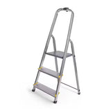 Escabeau antidérapant aluminium pliable - hauteur  54cm DRABEST - ESCA54