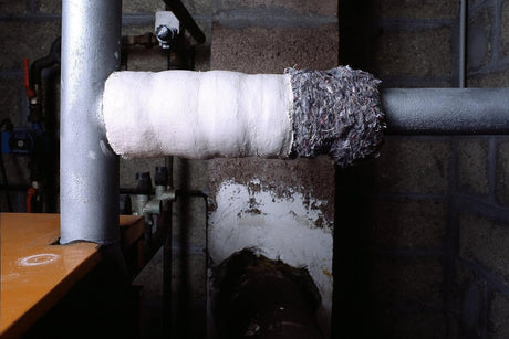 Bourrelet textile de soie GEB pour le calorifugeage des tuyauteries de chauffages 70m