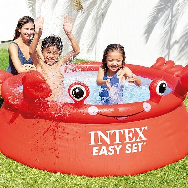 INTEX - Piscine autoportante Crabe - D183xH51cm