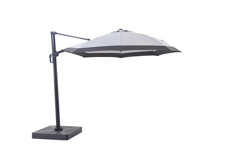Parasol excentré - Bicolor Gris