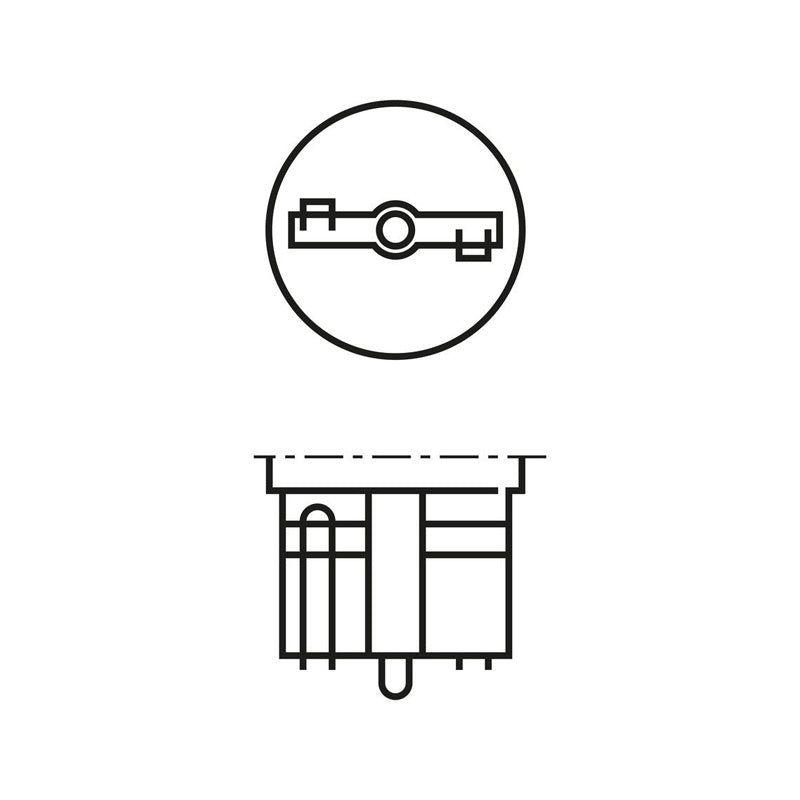 Pack 2 ampoules BOSCH 1987301505 Retrofit W5W 12V 1W W2.1x9.5d