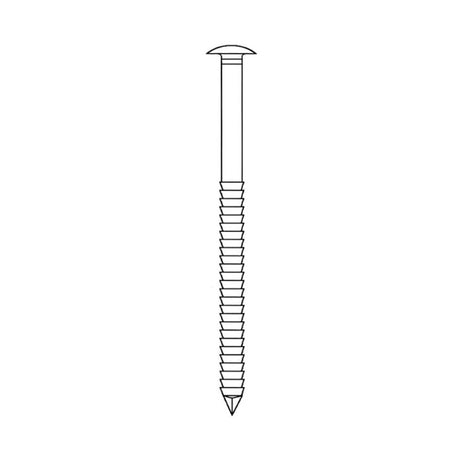 Pointes bombée inox A4 annelé NORFIX - NFX10336