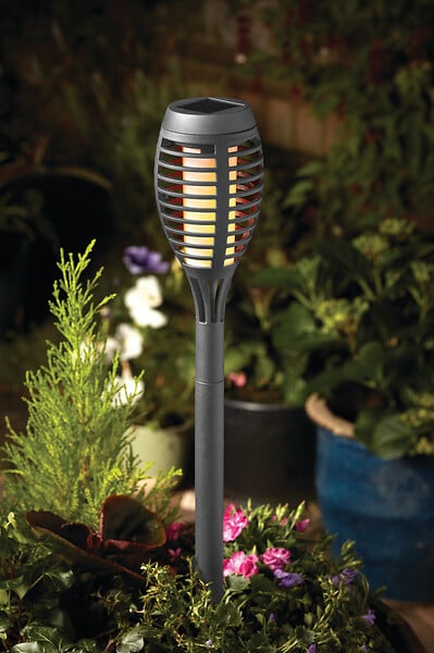 Torche solaire Majestic - 5 pièces - Gris
