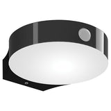 Applique solaire Sun Light ronde avec détecteur de présence - Noir