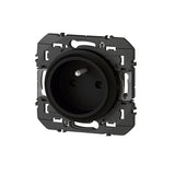 Prise de courant easyréno 2P+T faible profondeur dooxie 16A noir