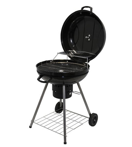 Barbecue Charbon sur Chariot Bicook – Grande Grille – Réglable en Hauteur – Idéal 8 Personnes