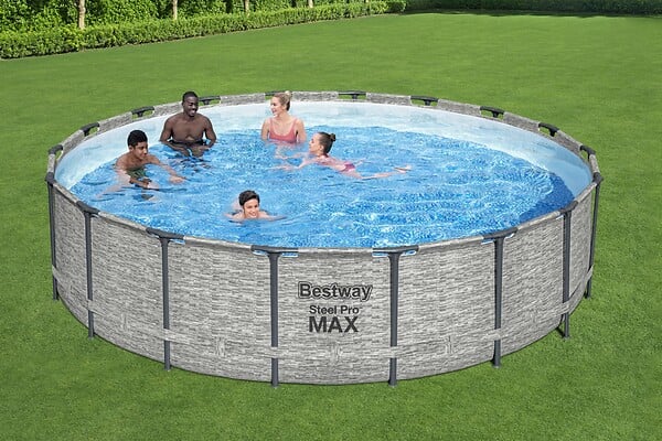 BESTWAY - Piscine tubulaire Steel Pro - Ronde - D549xH122cm