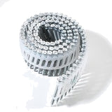 Pointes d'Ancrage 40 x 4 mm en Rouleaux 16° Tête Plate Fraisée Electrozinguée 15µ Annelée Liaison Plastique NORFIX