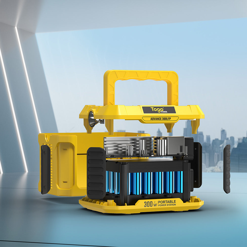 Station d'energie - TOGO POWER - Technologie batterie LiFEPO4 - ADVANCE300LFP - Sortie max AC 400W