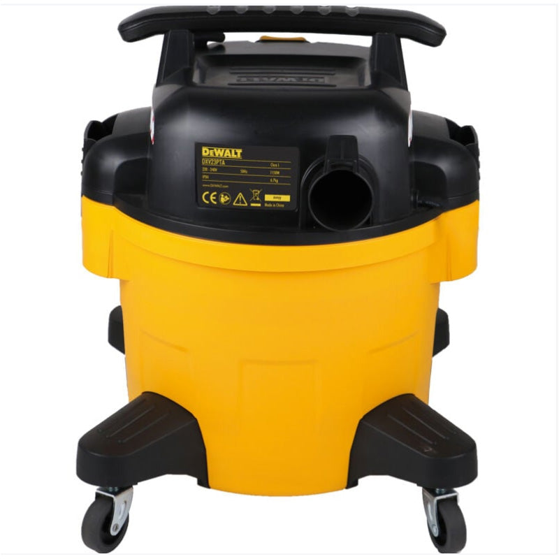 ASPIRATEUR EAU & POUSSIÈRES DEWALT DXV23PTA – 1150W, 23L, PRISE ASSERVIE