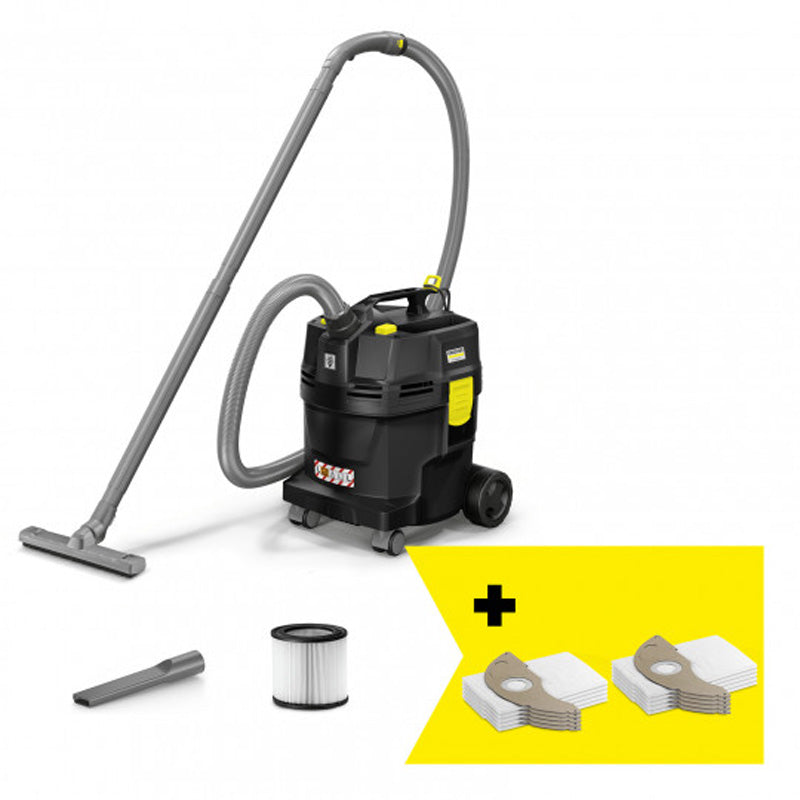 Aspirateur eau et poussières NT 22/1 Ap L KARCHER *EU (Go!Further) -  1.378-627.0 - en noir avec 50 % de plastique recyclé