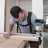 Affleureuse sans fil 18V MAKITA DRT50ZX4  avec accessoires