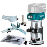 Affleureuse sans fil 18V MAKITA DRT50ZX4  avec accessoires